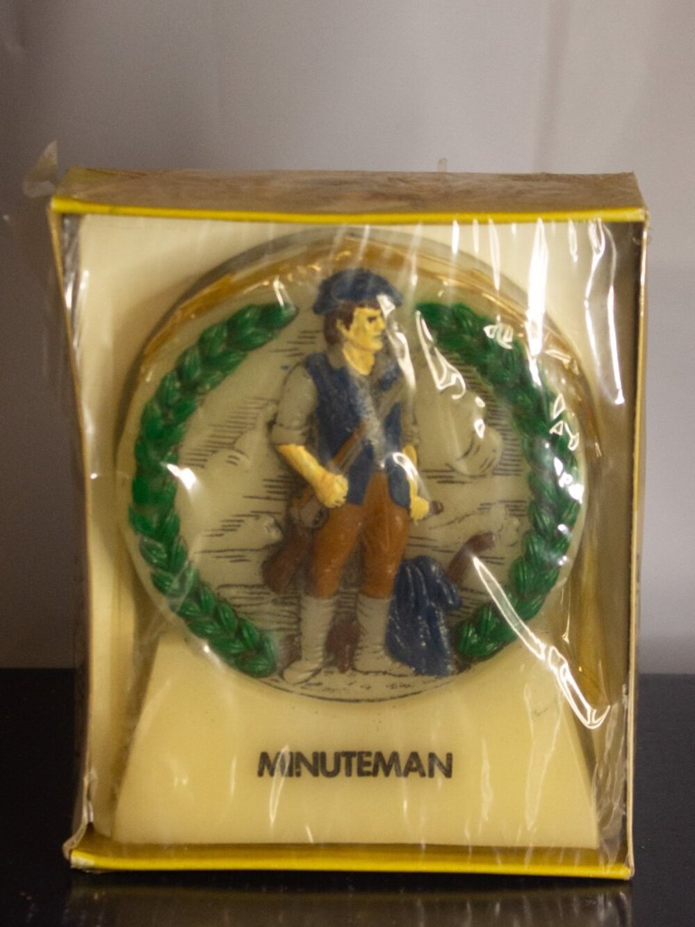 America's Heritage Candle Collection Vintage Minuteman New Old Stock 1970s Decor